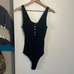 Express faux snap bodysuit